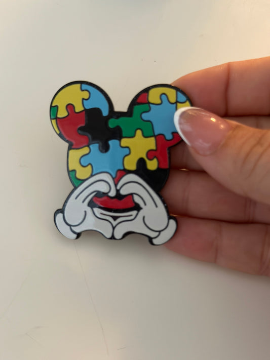 Mickey Head Autism puzzle